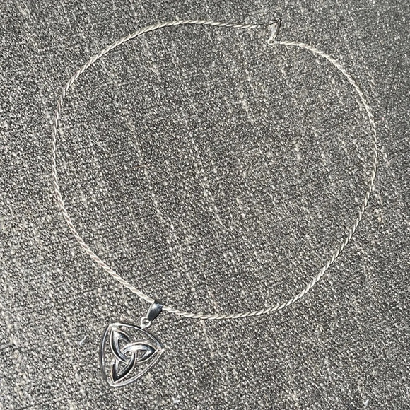 Women’s necklace chain sterling silver vintage Sculpted cable - Picture 1 of 6